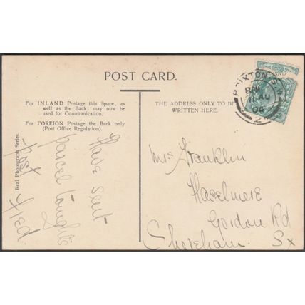 The Royal Courts of Justice, London, 1904 - Real Photographic Series Postcard
