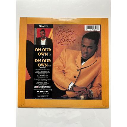 BOBBY BROWN - ON OUR OWN (UK 7" VINYL, 1989)