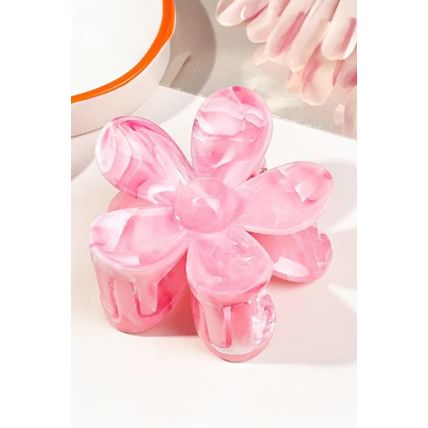 Bonbon Flower Shape Resin Hair Claw Clip