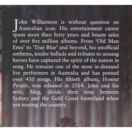 John Williamson - Hey True Blue. Ref: B6168