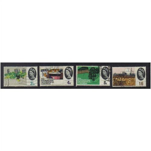 1964 GB GEOGRAPHICAL CONGRESS SET F/U SG 651-654