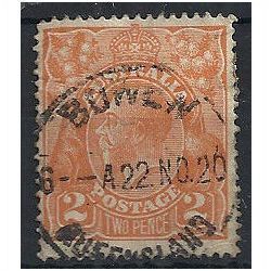 Australia 1928 SG98 2d Red-Brown Fine Used . ..