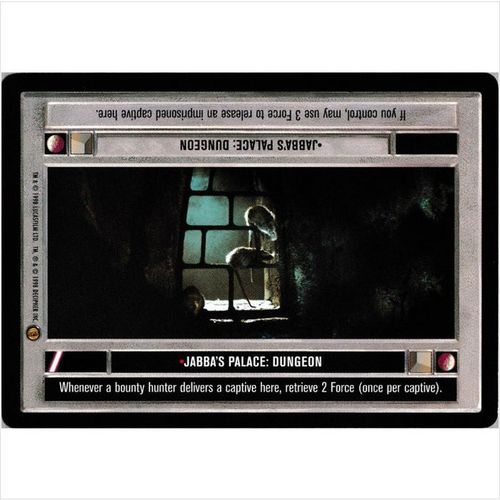 Star Wars CCG Jabba's Palace Limited - Jabba's Palace: Dungeon - Dark Side