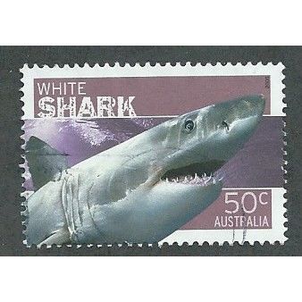 AUS 2006 50c 'DANGEROUS AUSTRALIANS - SHARK ' FINE USED (EBID34-530)