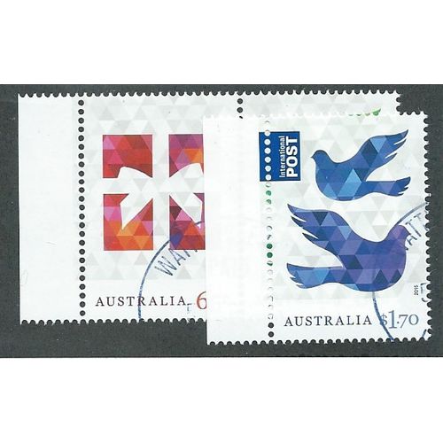 AUS 2015 SE~TE SET ' CHRISTMAS' (3v) FINE USED (EBID40-022)