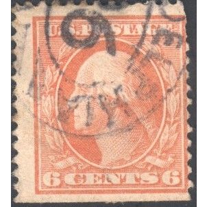 USA 1908 - SG513 - 6c orange - Washington - used