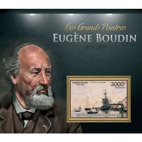 CENTRAL AFRICA 2013 SHEET MNH BOUDIN ART PAINTINGS ARTE PINTURA 1A