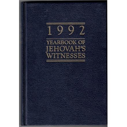 YEARBOOK of JEHOVAH'S WITNESSES 1992