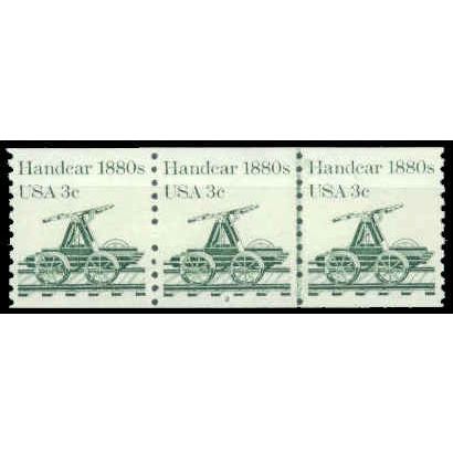 1898 3c Handcar Very Fine MNH Dry Gum PNC 2/3 P0982