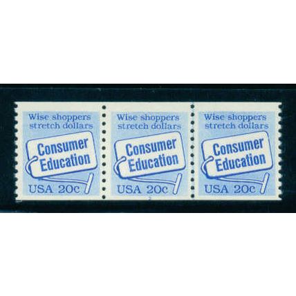 2005v 20c Consumer Education Fine MNH Dry Gum PNC 3/3 + Partial # C0976