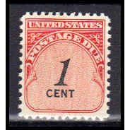 J89 1c Postage Due Very Fine MNH Dry Gum KA0142