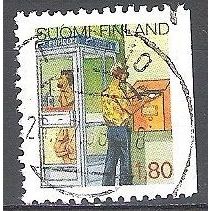 Finland 1988 Michel 1039DR O Cote (2013) 0.75 Euro Homme avec boîte postale