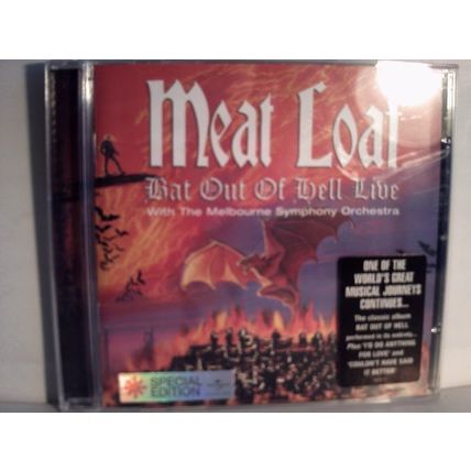 MEAT LOAF - BAT OUT OF HELL LIVE - CD ALBUM 2004 - 1 DISC