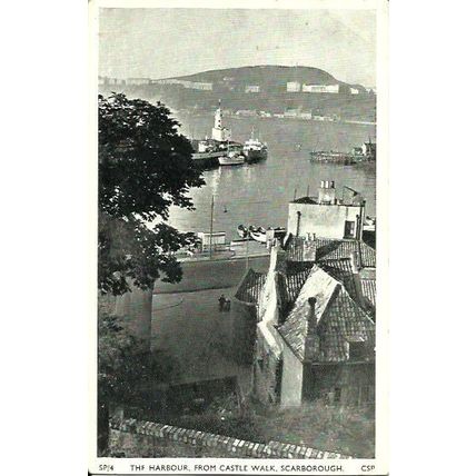 Yorkshire SCARBOROUGH Harbour Postcard (Chadwick SP/4)