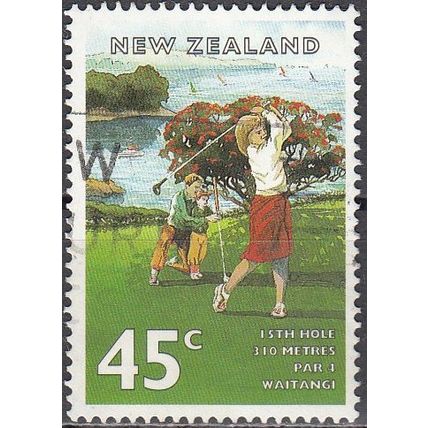 New Zealand 1995 Michel 1405 O Cote (2005) 0.60 Euro Golf