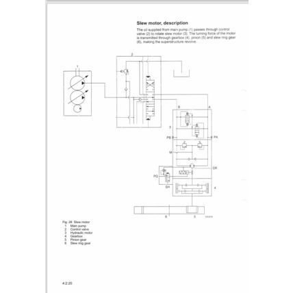 Volvo EC290B Excavator Transmission Slew Service Manual VOE2124354169 2002 PDF