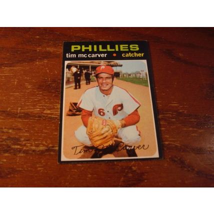 1971 Topps, TIM McCARVER, Phillies #465, Nice Card