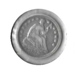 1853 US Seated Liberty Half Dime VF/XF