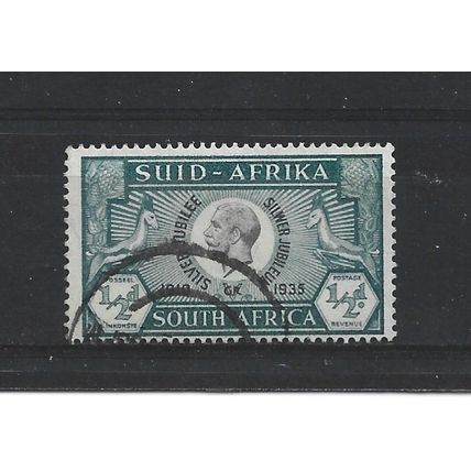 SouthAfrica.SG65 1/2d Black and Blue-Green.Fine Used.Aug25a