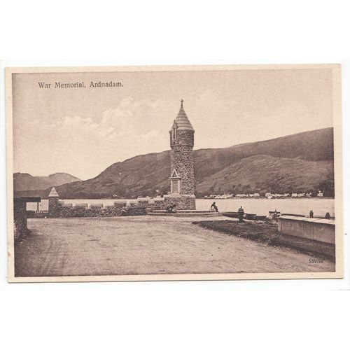 War Memorial Ardnadam Argyllshire Postcard