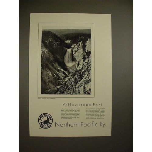 1930 Northern Pacific Railway Ad - Grand Canyon