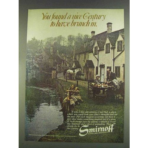 1978 Smirnoff Vodka Ad - Found a Nice Century