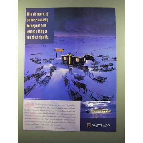 1998 Norwegian Cruise Line Ad - Six Months of Darkness