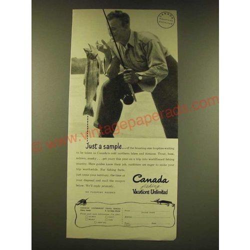 1950 Canada Tourism Ad - Just a sample