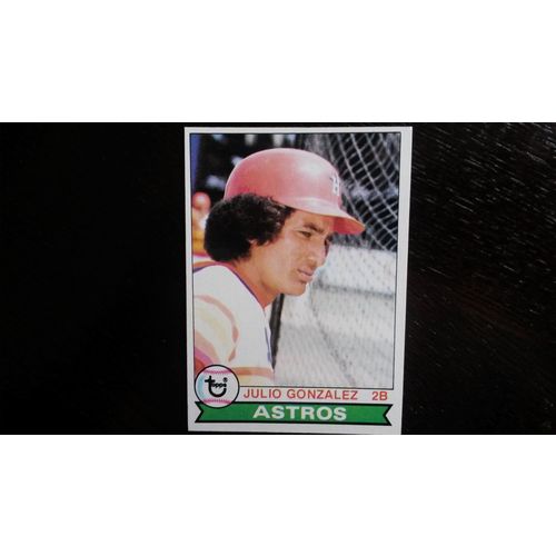 1979 Topps Card # 268 Julio Gonzalez Very Good-Excellent (4) Houston Astros
