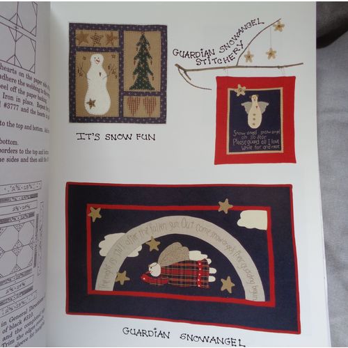 Winter Whimsies Craft Booklet Primitive Sewing Ornaments Quilts Wassem 007