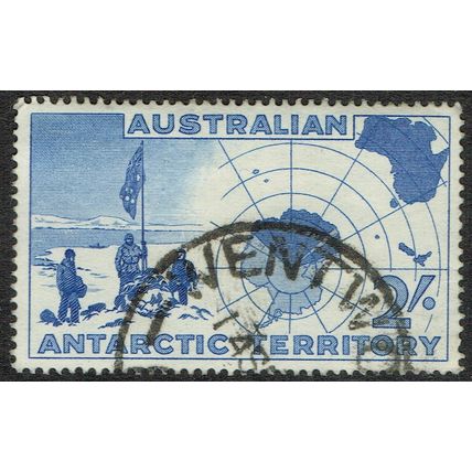 AAT 1957 2/- Blue SG1 FU