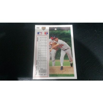 1991 Upper Deck Card # 458 Tony Castillo Excellent (5) Atlanta Braves