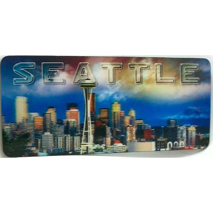 Seattle Skyline 3D Fridge Magnet