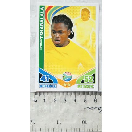 2010 Topps Match Attax World Cup Trading Card - South Africa, Siphiwe Tshabalala