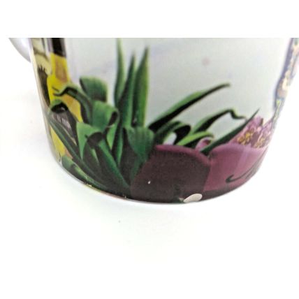 (2) Cancun Mugs - Colorful! Skull/Skeleton/Sombrero - Mexico - Coffee/Tea Cups