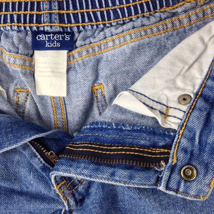 Carter's Kids Boys Youth Blue Jean Denim Shorts Size 5