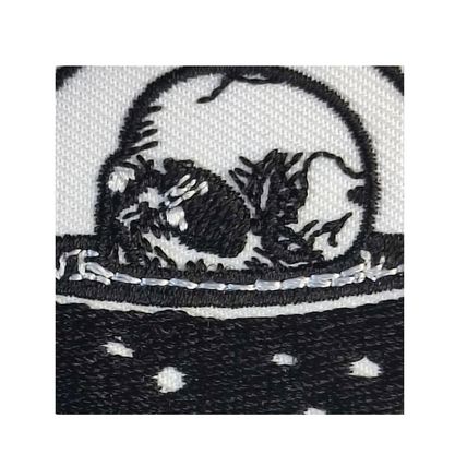 Light Bulb Skull Iron On Patch Embroidered Sew Biker 4.4 cm x 7.4 cm P690