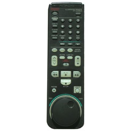 REMOTE CONTROL: Hitachi VHS VCR with Jog Shuttle VT-RN494A