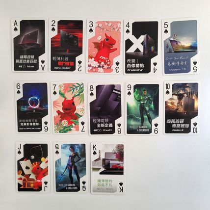 MSI Gaming Dragon Lucky Playing Cards - New Unused