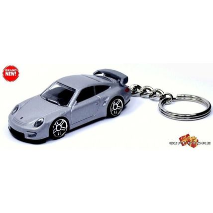 RARE KEYCHAIN SILVER PORSCHE 911 GT2 RS CUSTOM Ltd Ed GREAT GIFT NOVELTY
