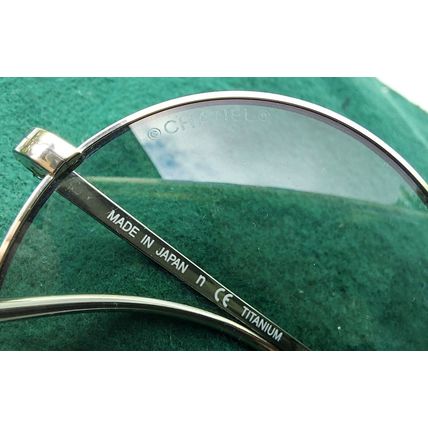 NEW CHANEL 4257-T ROUND FRAME TITANIUM SILVER/GREY TINTED SUNGLASSES - UNISEX