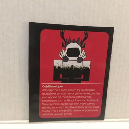 Roblox ColdDeveloperFigure With Unused Ice Cold Visor Code