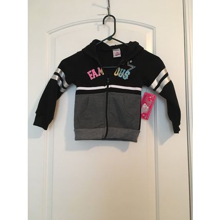 Real Love Girls Full Zip Hoodie Sweatshirt Jacket Size 4