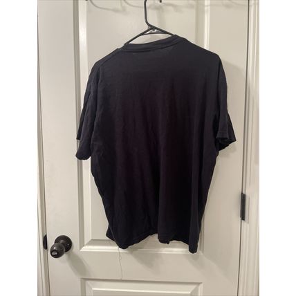 Men's Short Sleeve T-Shirt V Neck Black