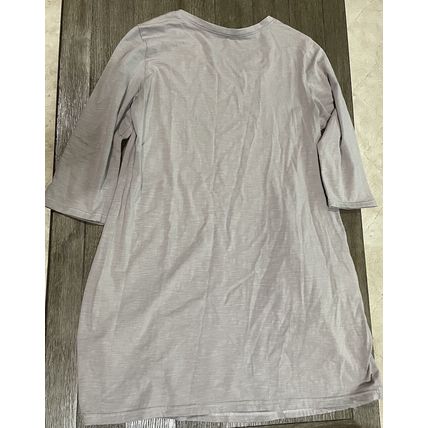 Shirt Med 3/4 Sleeve Grey Shane Pocket Comfy Sleepwear Comfort wear Loungewear