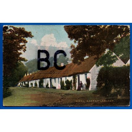 Postcard Nichol Street Lamlash Isle Of Arran Nr Corriegills Brodick Whiting Bay