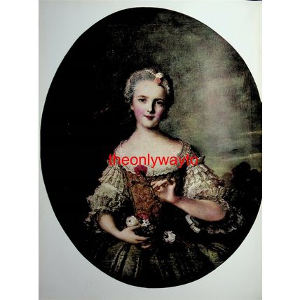 Madame Louise, Daughter Of Louis XV, Nattier, Book Illustration (Print), 1909
