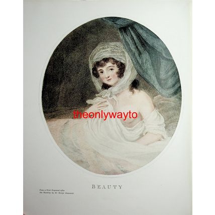 Beauty, After Sir George Beaumont, Book Illustration (Print), 1909