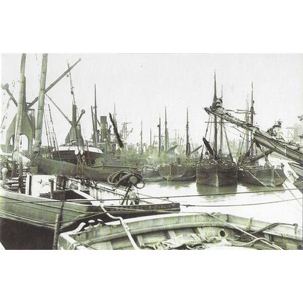 Ship Postcard LNWR Garston Dock Liverpool c1909 Boat - Nostalgia