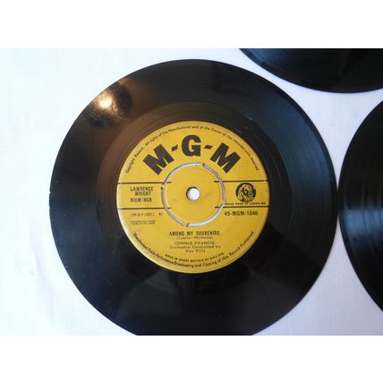 7"x 3.1959/60.CONNIE FRANCIS.AMONG MY SOUVENIRS.MAMA.MY HEART HAS A MIND OF ITS